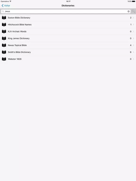 Bible Dictionaries & Strong's iPad  Screenshots
