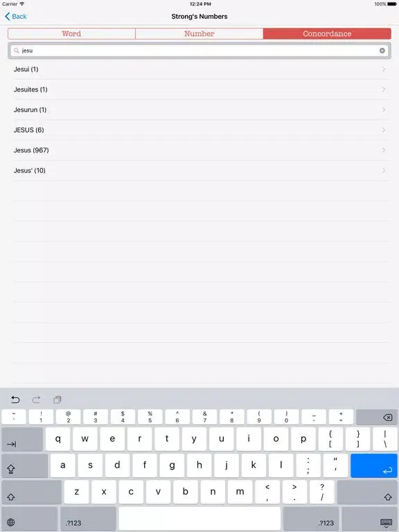 Bible Dictionaries & Strong's iPad  Screenshots