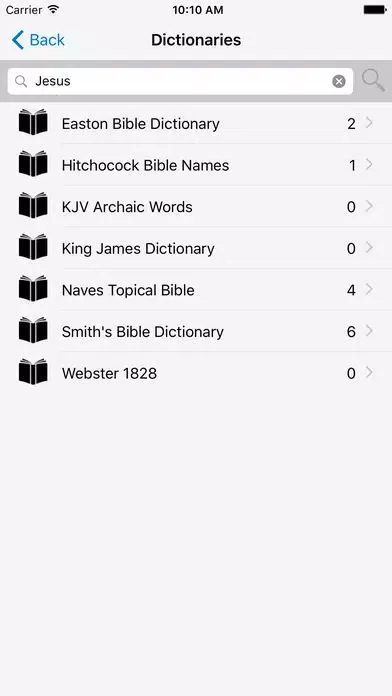 Bible Dictionaries & Strong's Screenshots