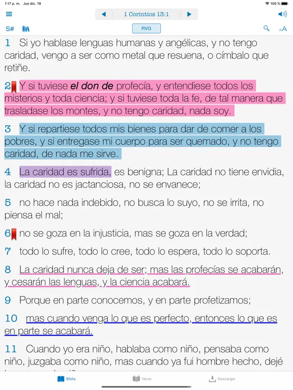Captures d'écran de Biblia Reina Valera con Strong iPad 