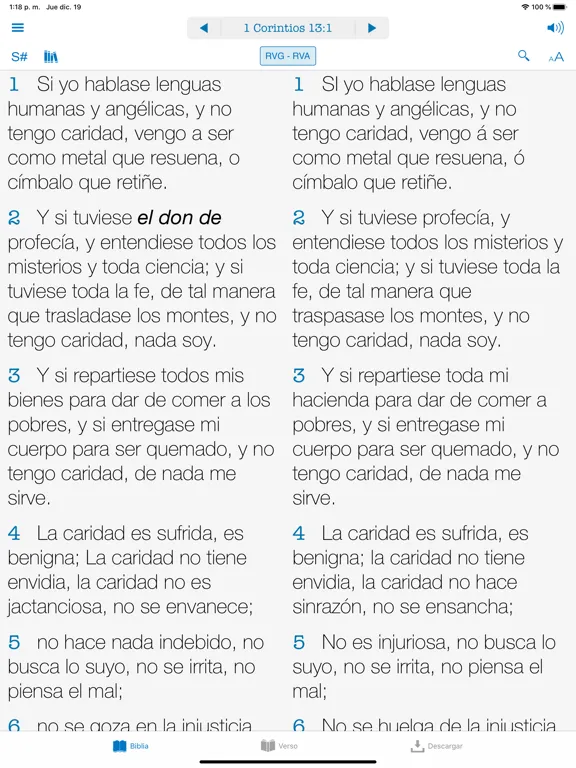Captures d'écran de Biblia Reina Valera con Strong iPad 