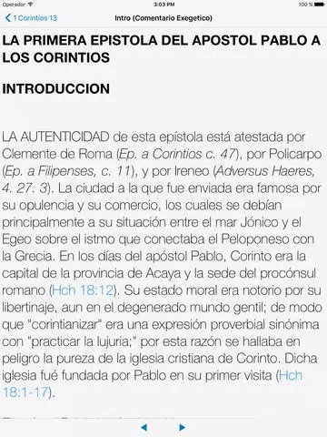 تصاویر Bible and Spanish Commentary iPad 