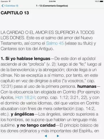تصاویر Bible and Spanish Commentary iPad 