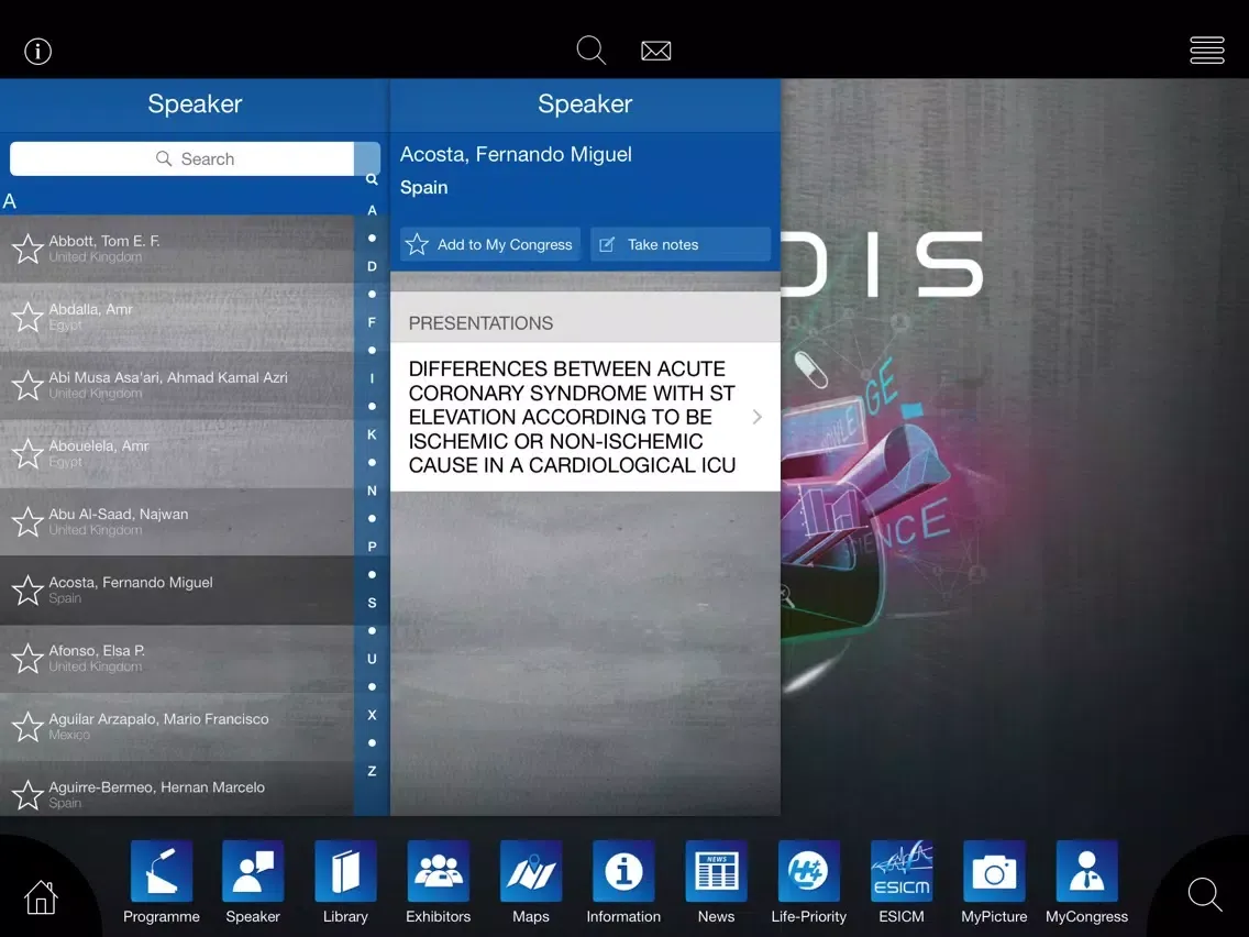 صور ESICM LIVES 2015 iPad 