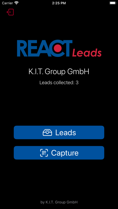 Captures d'écran de REACT Leads