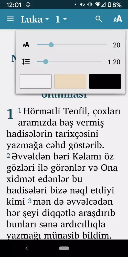 Bible App in Azerbaijani Screenshots