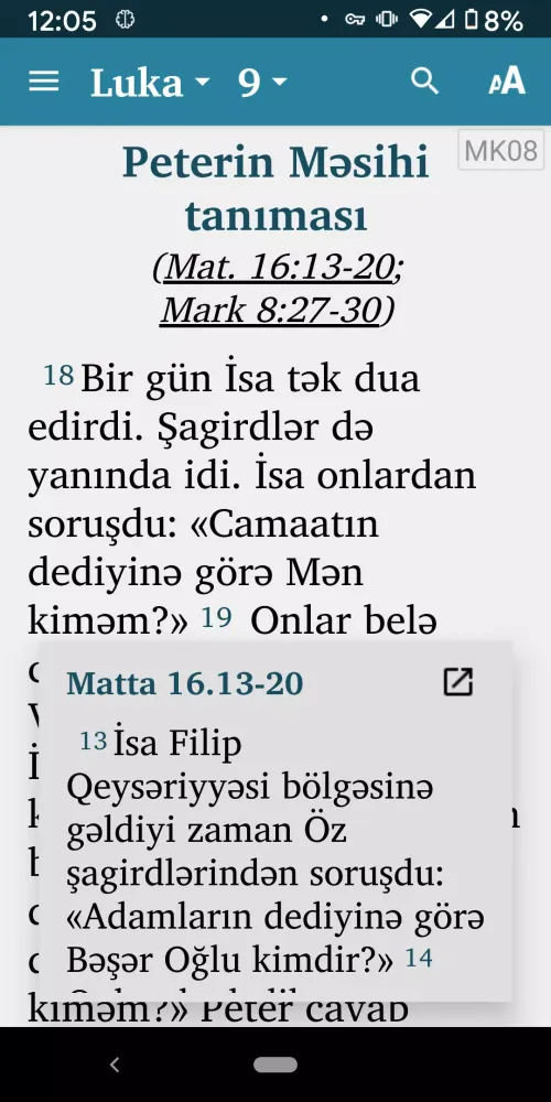Bible App in Azerbaijani Screenshots