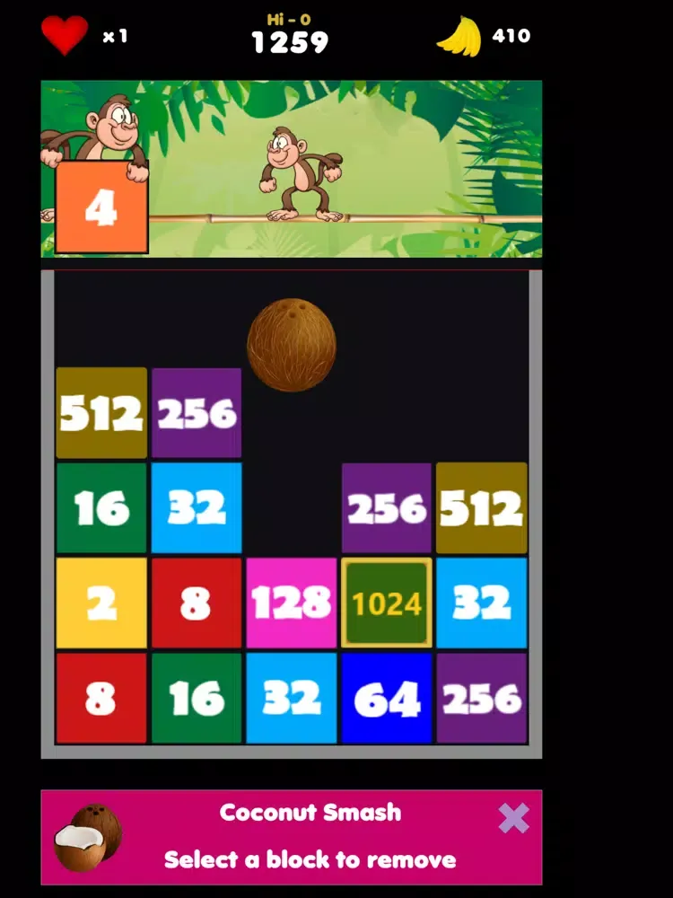 Monkey Buster 2048 iPad  Ekran Görüntüleri