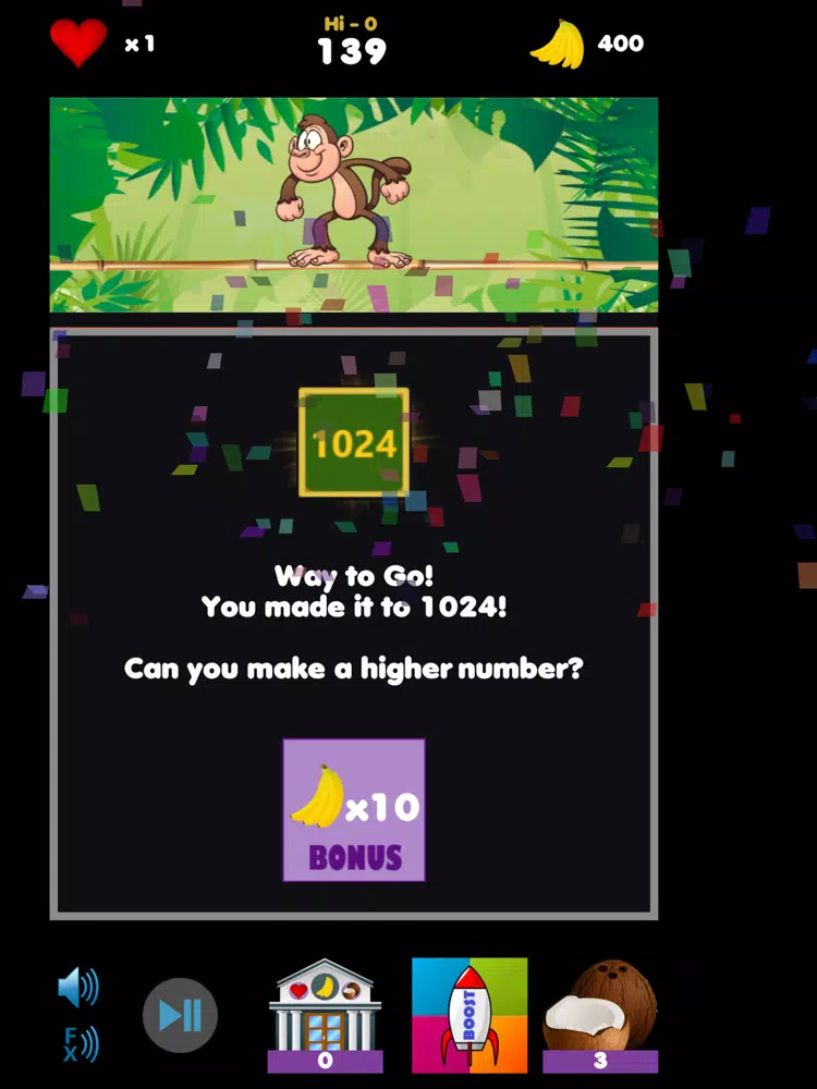 Zrzuty ekranu Monkey Buster 2048 iPad 