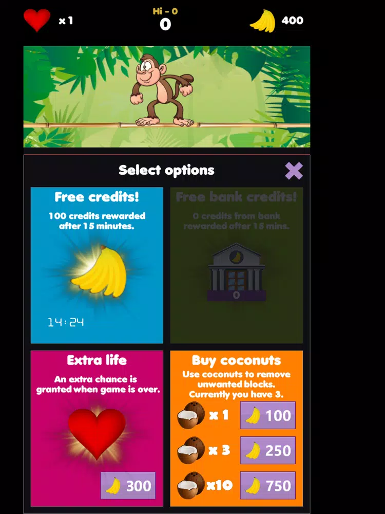 Zrzuty ekranu Monkey Buster 2048 iPad 