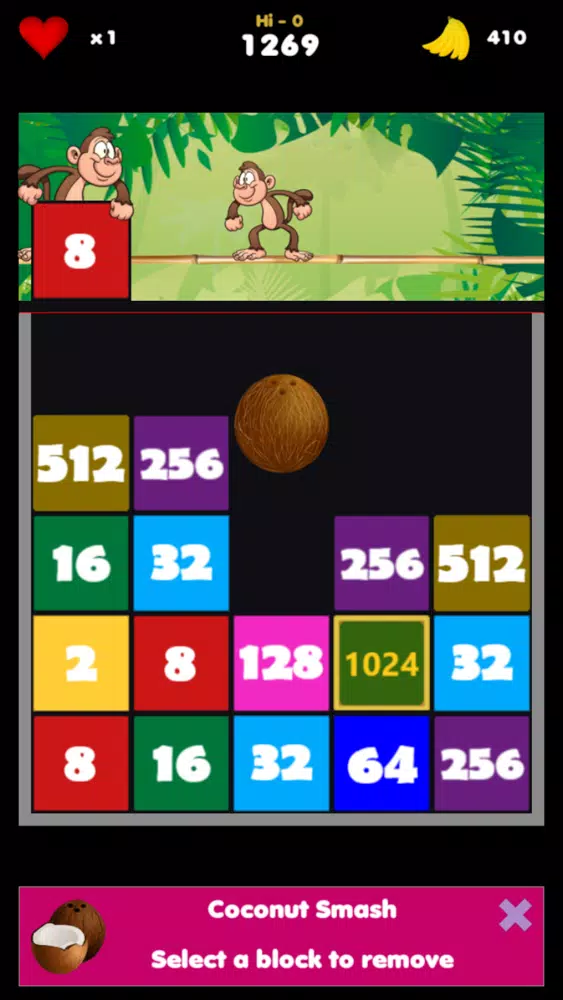 Zrzuty ekranu Monkey Buster 2048