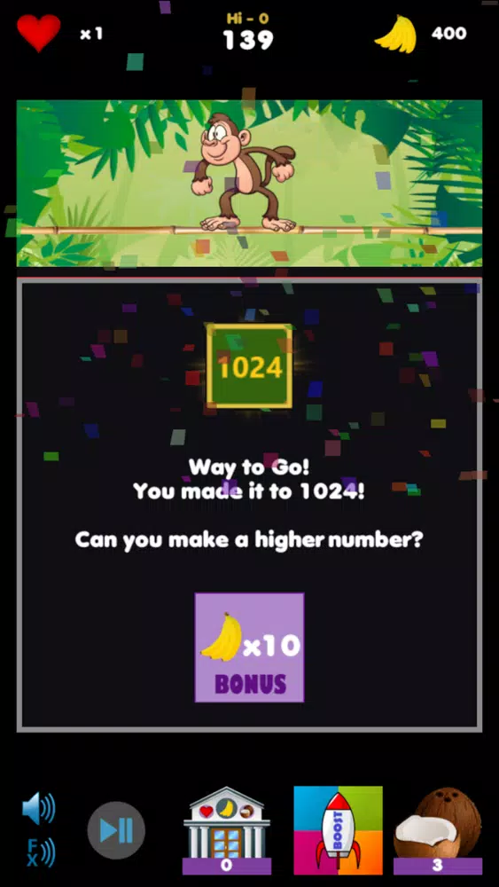 Zrzuty ekranu Monkey Buster 2048