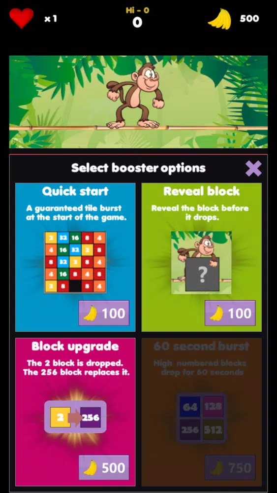 Zrzuty ekranu Monkey Buster 2048