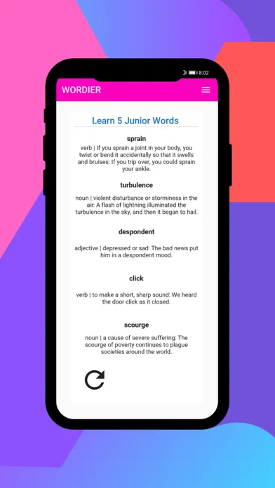 Wordier - vocabulary fun Ekran Görüntüleri