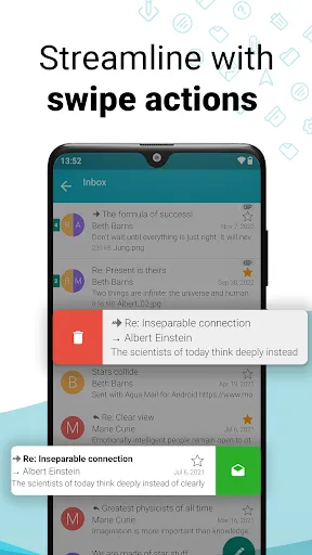 Email Aqua Mail - Fast, Secure স্ক্রিনশট