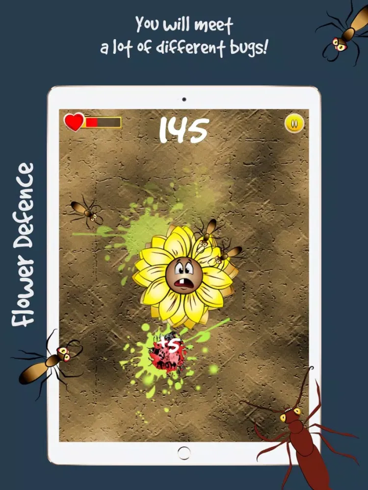 ภาพหน้าจอของ Flower Defence iPad 