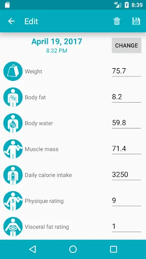 Weight Logger应用截图