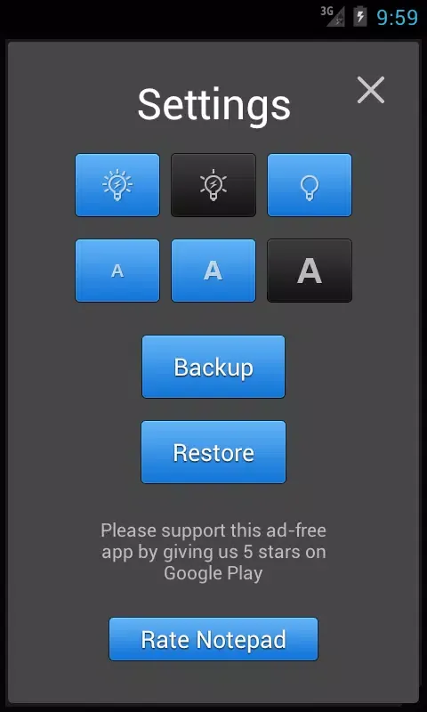 Ảnh chụp màn hình của Notepad