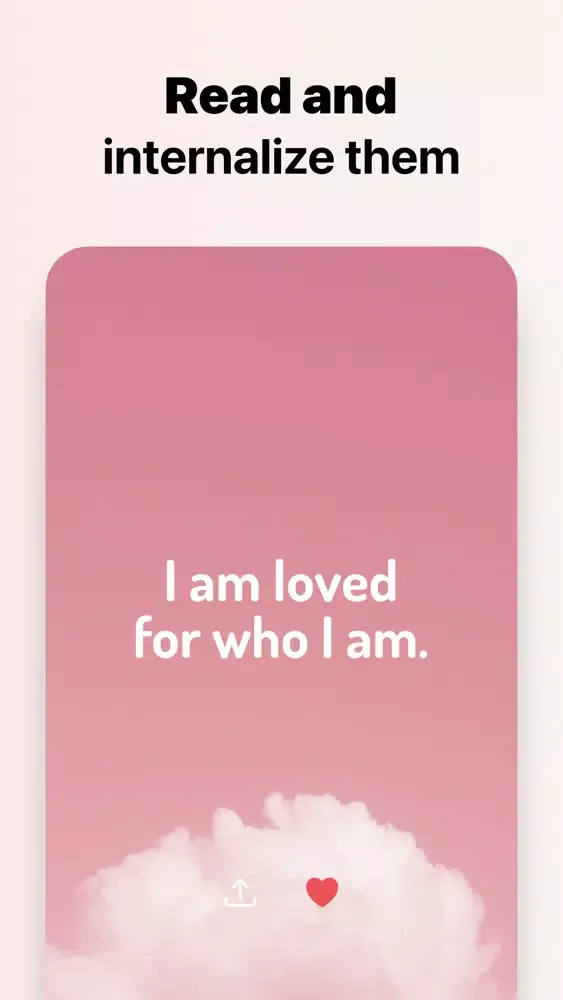 Capturas de tela do Claim - Positive Affirmations