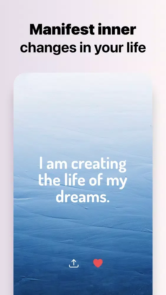 Capturas de tela do Claim - Positive Affirmations