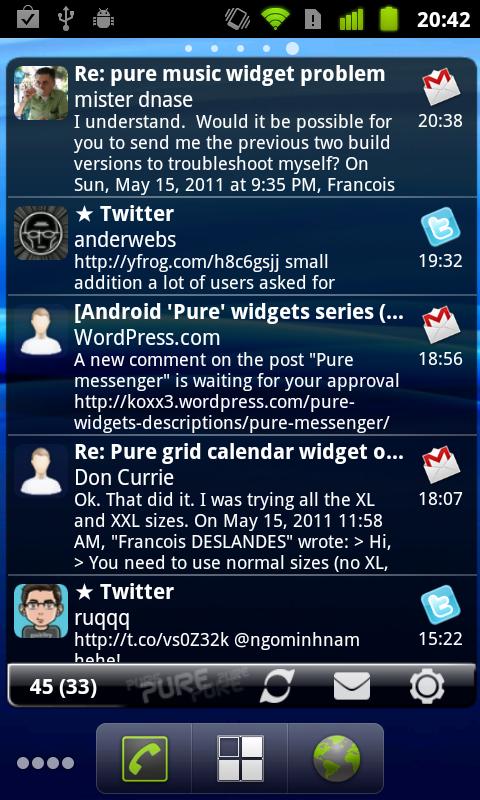 P�u�r�e� �m�e�s�s�e�n�g�e�r� �w�i�d�g�e�t� Screenshots1