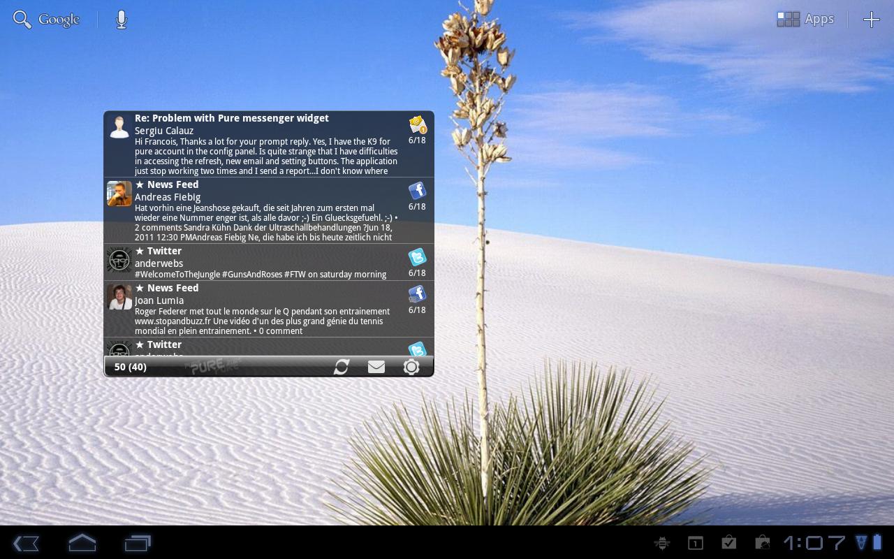 P�u�r�e� �m�e�s�s�e�n�g�e�r� �w�i�d�g�e�t� Screenshots4