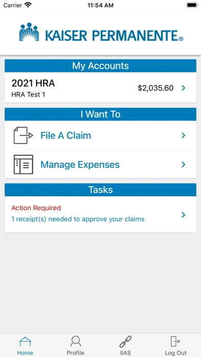 Ảnh chụp màn hình của KP Balance Tracker
