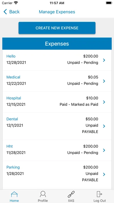 Ảnh chụp màn hình của KP Balance Tracker