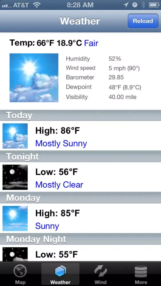 تصاویر NOAA Weather Forecast