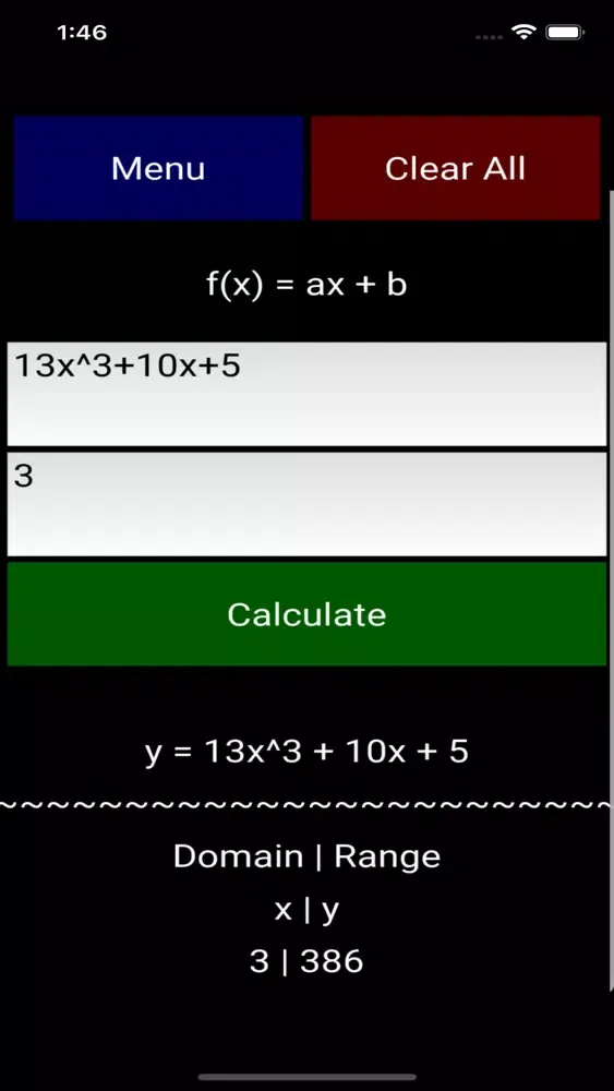 Capturas de pantalla de Domain and Range Calculator