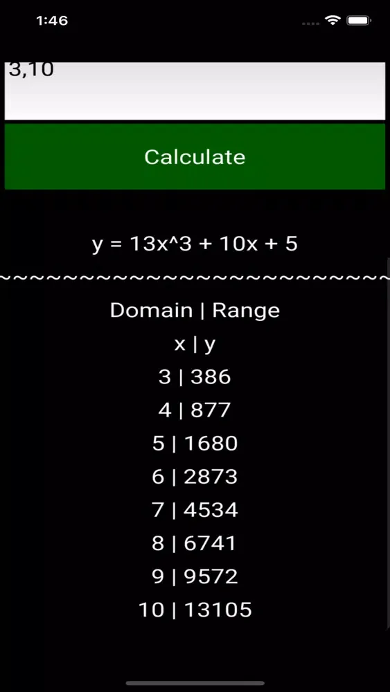 Capturas de pantalla de Domain and Range Calculator