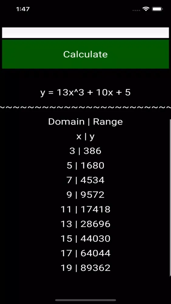 Capturas de pantalla de Domain and Range Calculator
