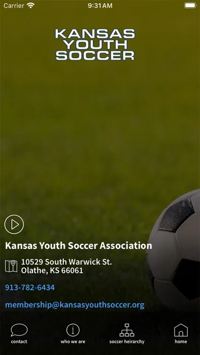 Kansas Youth Soccer Screenshots