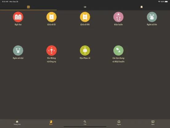 Ảnh chụp màn hình của Lời Chúa Cho Mọi Người iPad 
