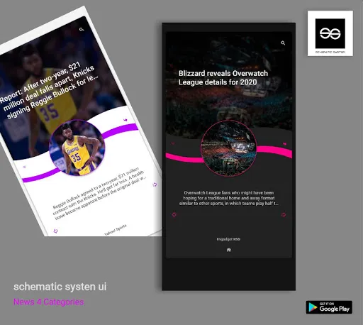 Schematic System UI Klwp スクリーンショット
