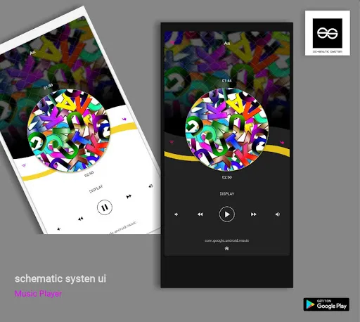 Schematic System UI Klwp スクリーンショット