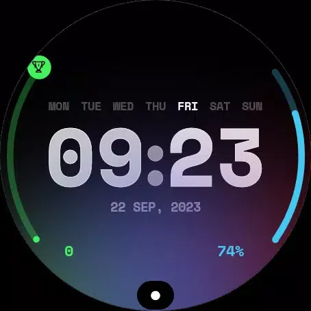 Capturas de tela do KWCH Kustom Watchface Creator