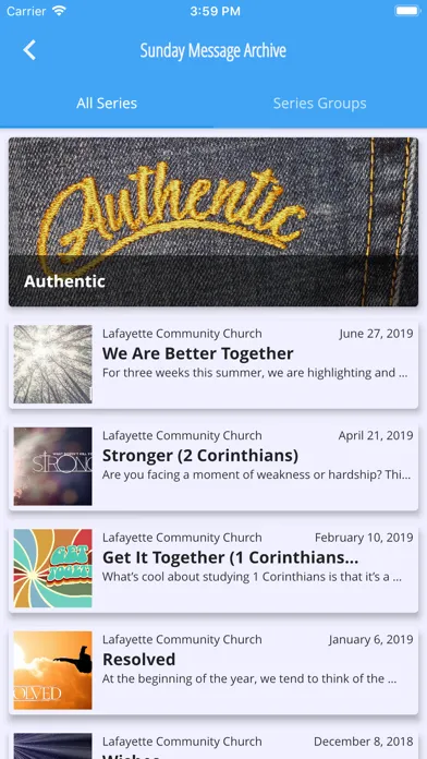 Lafayette Community Church Ekran Görüntüleri