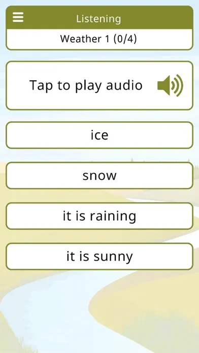 Lakota Vocab Builder Version 2 Screenshots