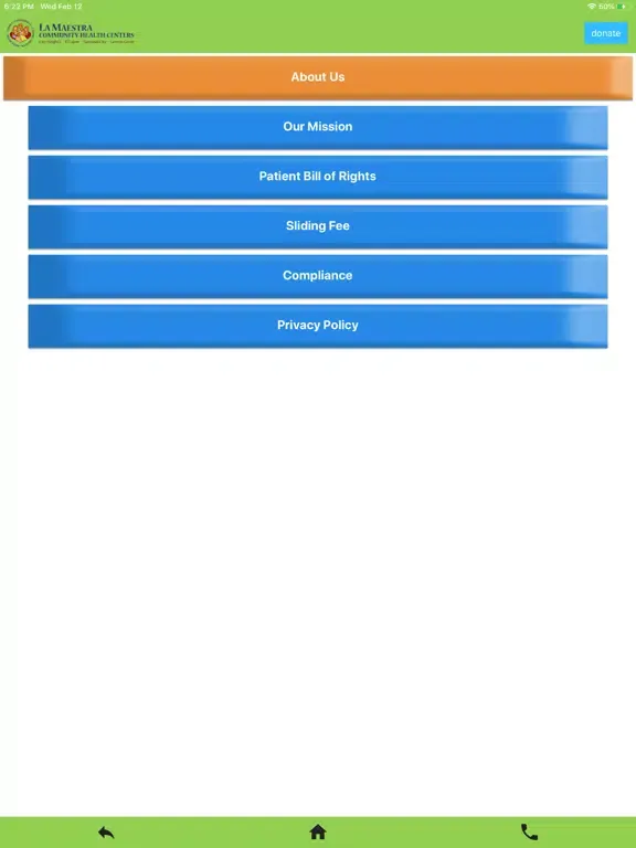 Tangkapan skrin La Maestra iPad 