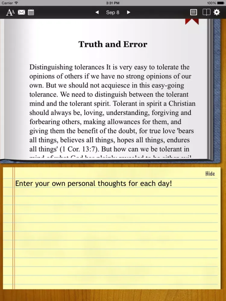 Captures d'écran de Langham Daily Thought Vol 1 iPad 