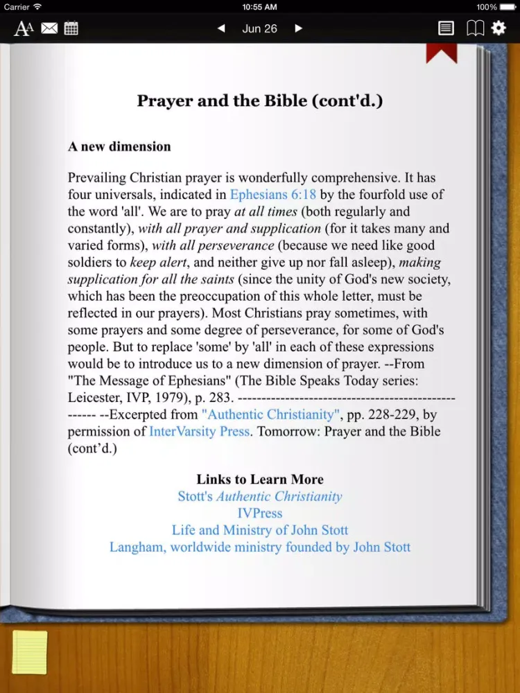 Langham Daily Thought Vol 2 iPad  Screenshots