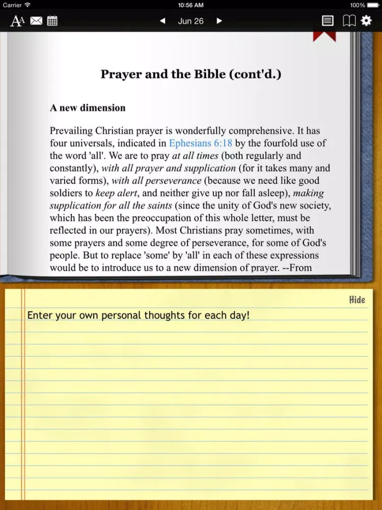 Langham Daily Thought Vol 2 iPad  Screenshots