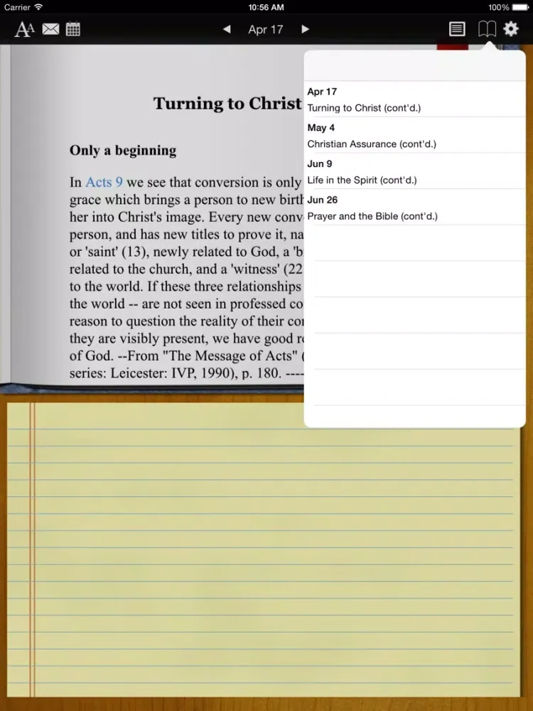 Langham Daily Thought Vol 2 iPad  Screenshots
