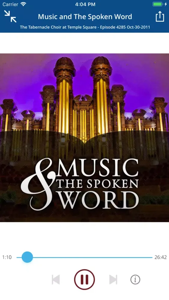 The Tabernacle Choir Ekran Görüntüleri