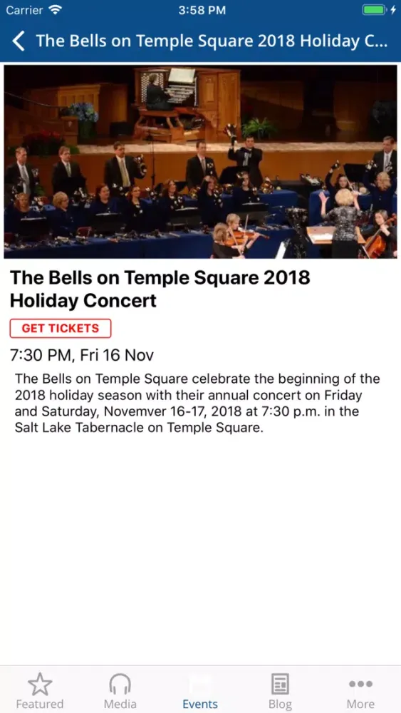 The Tabernacle Choir Ekran Görüntüleri