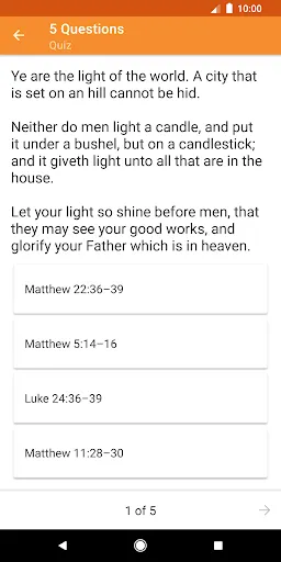 Doctrinal Mastery Screenshots