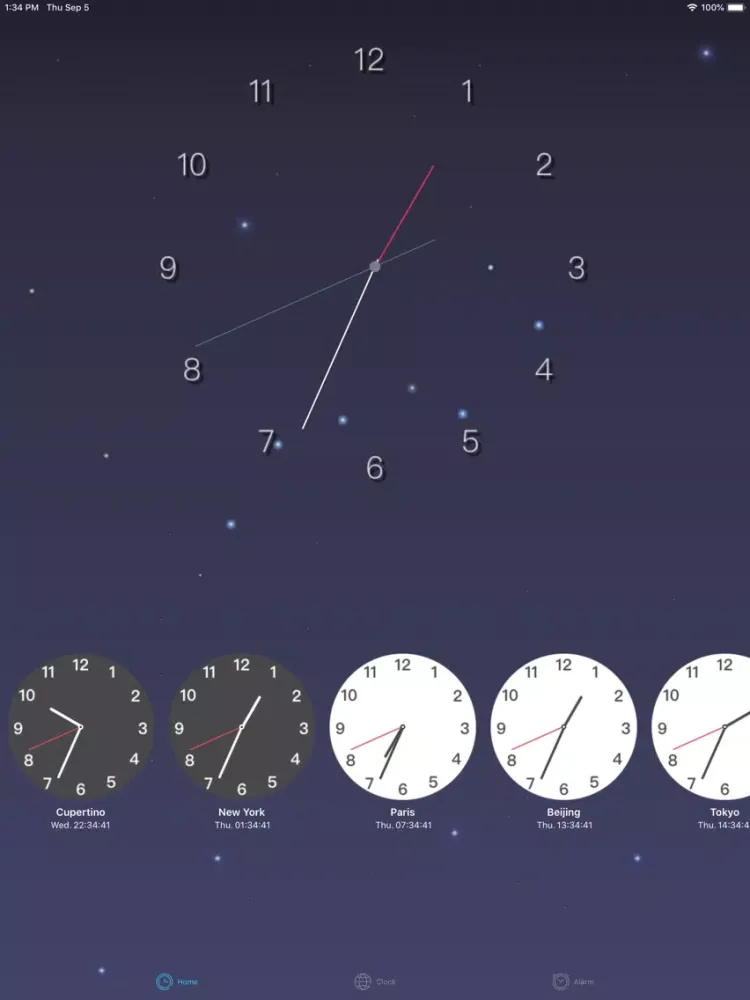 TZ Alarm - Set Clock Anywhere iPad  स्क्रीनशॉट