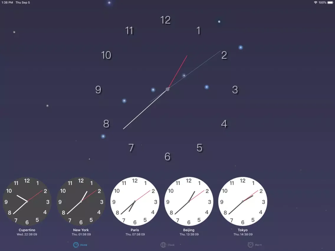 TZ Alarm - Set Clock Anywhere iPad  स्क्रीनशॉट