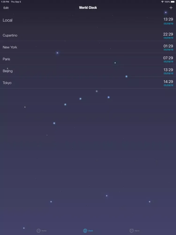 TZ Alarm - Set Clock Anywhere iPad  स्क्रीनशॉट